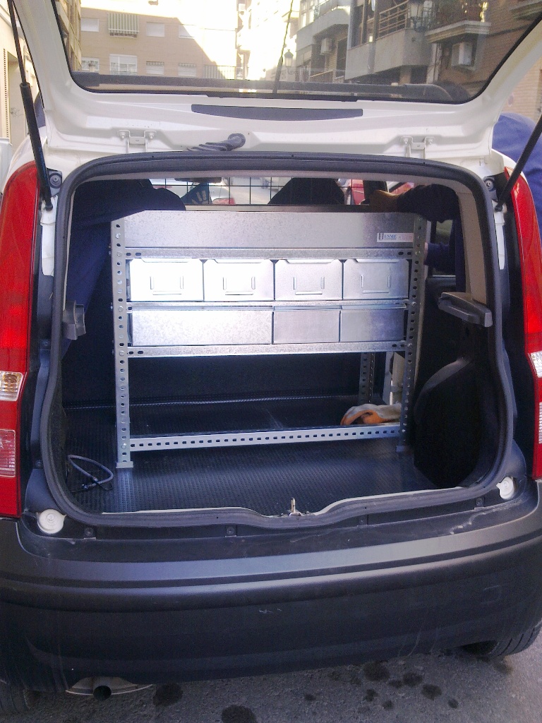 estanteria coche